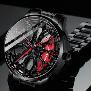 Elegant Racecar Watch - Waar Tijd Wordt Gewaardeerd - Rood