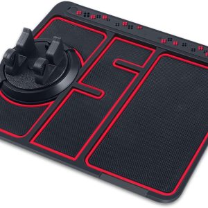 DriveDeck - Mat voor Telefoonhouder op Dashboard - Rood