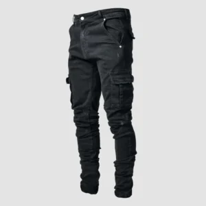Comfortabele Jeans met Ultra-Stretch Heren - Zwart