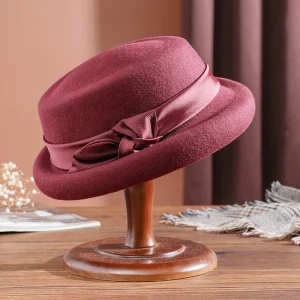 Hoed Paars - Franse Stijl Retro Emmer