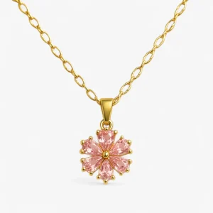 Ketting Goud - Romantische Sakura - Elegant en Vrouwelijk