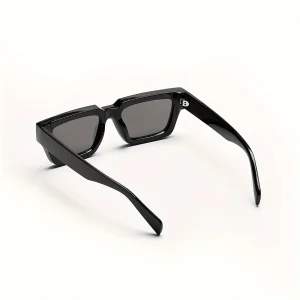 Zonnebril Dames Zwart - Stoere Vierkante met Retro Uitstraling