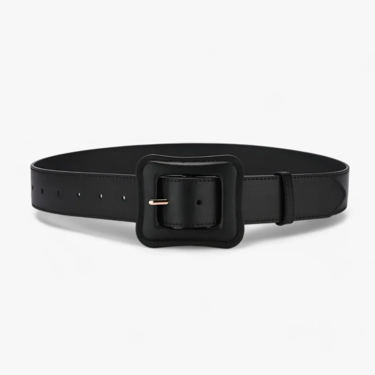 Brede Leren Riem - Tijdloze Vintage Charme - Rood - Afbeelding 7