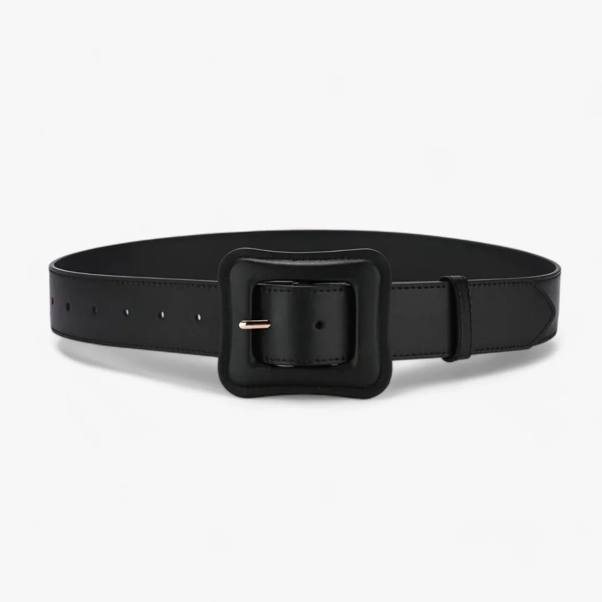 Brede Leren Riem - Tijdloze Vintage Charme - Rood - Afbeelding 8