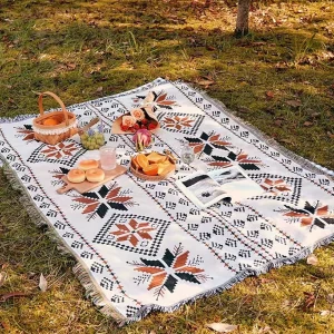 Boho Picnic Blanket - Trendy Bohemian Deken voor Je Buitenactiviteiten