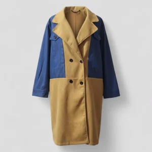 Jas Dames Blauw - Elegante Lange