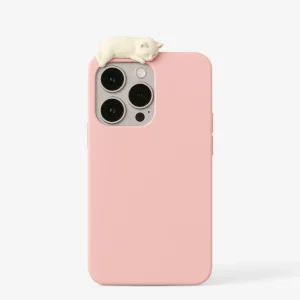 3D-cartoonkat iPhone-hoesje - Schattige Bescherming met Zacht Comfort