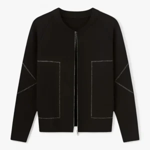 Jas Dames Zwart - Licht en Elegant Jasje