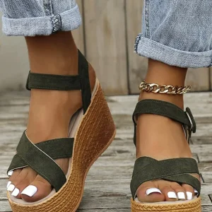 Sandalen Dames Groen - Comfortabele Orthopedische - Perfect voor die op Zoek zijn naar Verlichting en Stijl