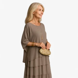 Maxi Jurk Dames Groen - Elegante Lange A-line