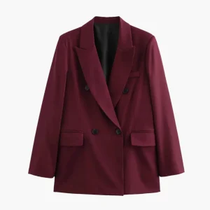 Dames Elegante Lange Blazer