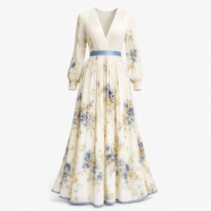 Maxi Jurk Dames Wit - Elegante Lange Zomerjurk