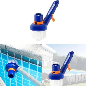 Zwembadborstel Blauw - Duurzame Effectieve Reiniging - Nylon