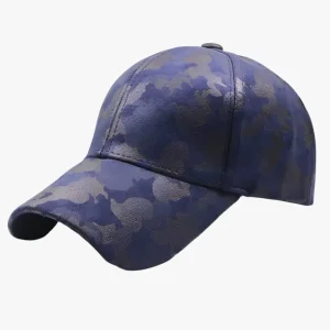 Baseballpet Zwart - Elegant en Comfortabel - Camouflage Suède voor Elke Look
