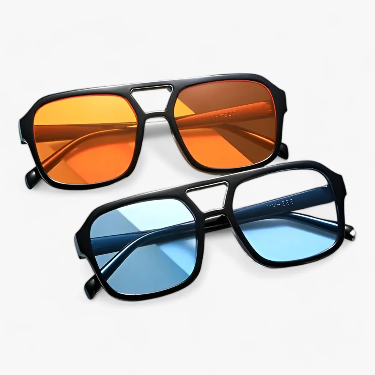 Vintage Vierkante Zonnebril Dames Zwart - Stijlvolle Oogbescherming - UV400 - Afbeelding 4