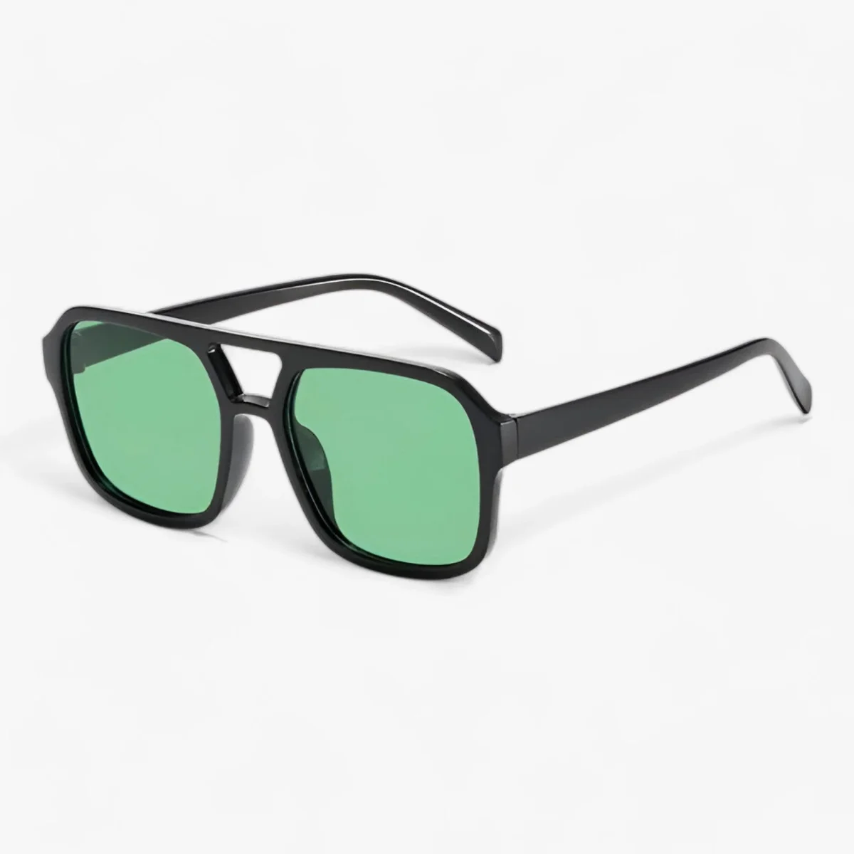 Vintage Vierkante Zonnebril Dames Zwart - Stijlvolle Oogbescherming - UV400 - Afbeelding 9