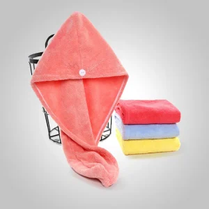 Dry Hair Towel Rood/3 Stuk