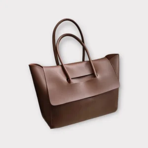 Tote Bag Khaki - The Modern Muse Leer