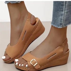 Sandalen Dames Bruin - Koele Outdoor - Brengt Comfort en Koelte naar Elke Buitenactiviteit