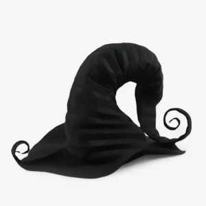 Chapeau van de Donkere Vloek - Unisex Feestaccessoire voor Halloween - Zwart