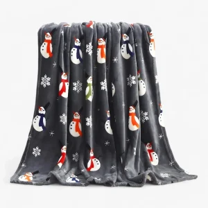 Velvy Luxe Kerstdeken van Fleece - Elegante en Gezellige Vakantiedecoratie - Groen