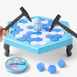 Interactief IJsbreker Speelgoed - Spelplezier met Klop-en-Demontage - Blauw