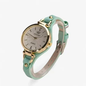 Elegant en Slank PU Leren Armband - Groen