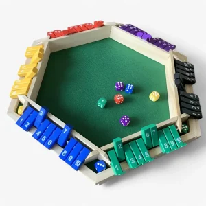 Strategisch Plezier - Shut the Box Spel - Groen