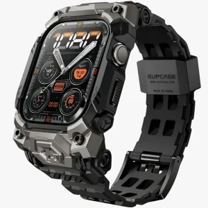 Riem Zwart - Robuuste Behuizing met voor Apple Watch 10