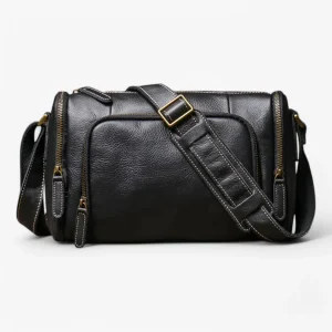 Vintage Schoudertas - Elegant en Multifunctioneel - Zwart