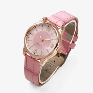 Elegant Design Luxe Quartz Dameshorloge - Lichtpaars