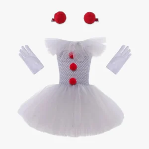 Tutu Jurk Pennywise Kinderen - Schattige en Angstaanjagende Outfit