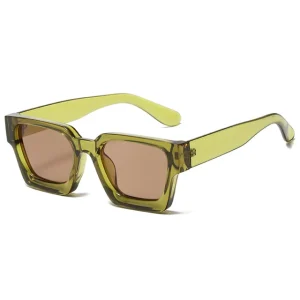 Zonnebril Dames CAS Olive - Retro Square - UV400