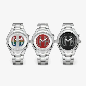 Horloge Heren Zwart - Retro Herenhorloge Roestvrij Staal Analoog