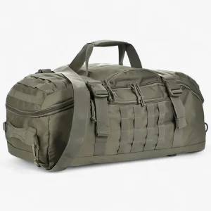 Heren Polyester Duffle Bag voor Buitenactiviteiten - Groen