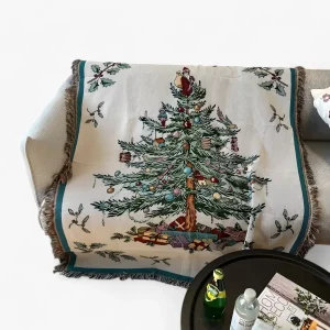 Nutty Notenkraker & Kerstster Deken - Zacht en Decoratief Dekbed voor een Feestelijk Huis