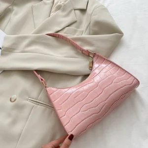 Luxe Leren Handtas Dames Roze - Stijlvol Elegant Design - PU-Leer