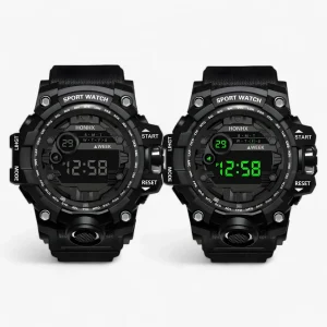 Grote LED Wijzerplaat - Ideaal voor Sport & Fitness - Zwart