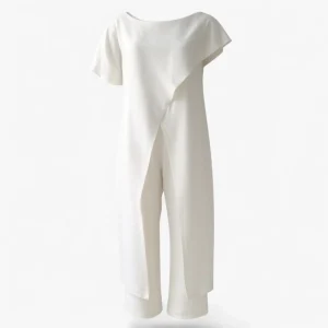 Pantalon Dames Wit - Tweedelige Set Top