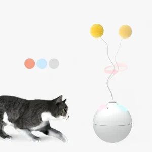 Automatische Speelbal voor Katten - Stimuleert en Vermaakt - Blauw