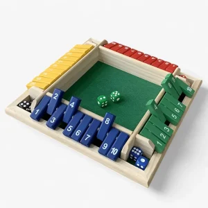 Kleurrijk Shut the Box Spel