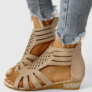 Sandalen Dames Khaki - Orthopedische - Ideaal voor Dagelijks Comfort en Ergonomische Ondersteuning