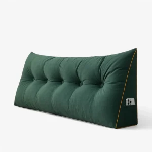 Luxe Chic - Ergonomisch Wigkussen voor Ultiem Comfort - Donkergroen