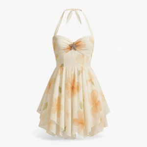 Mini Jurk Dames - Zomer met Floreal Design