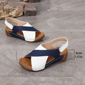 Sandalen Dames Blauw - Minimalistische Scandinavische - Perfect voor die van een Eenvoudig en Modebewust Design Houden