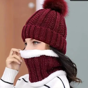 Stijlvolle Muts en Sjaal Set Wol - Warm Winter Combi - Wol