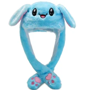 Moving Bunny Hat Baby - Blauw met Licht