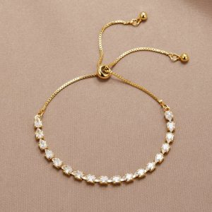 Armband Goud - Sara Crystal