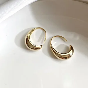 Oorbellen Roze - Drop Hoop 2cm