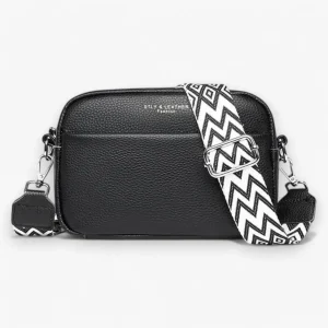 CrossbodyBag Dames - Leren Damestas Zwart (Nog 2 op Voorraad)